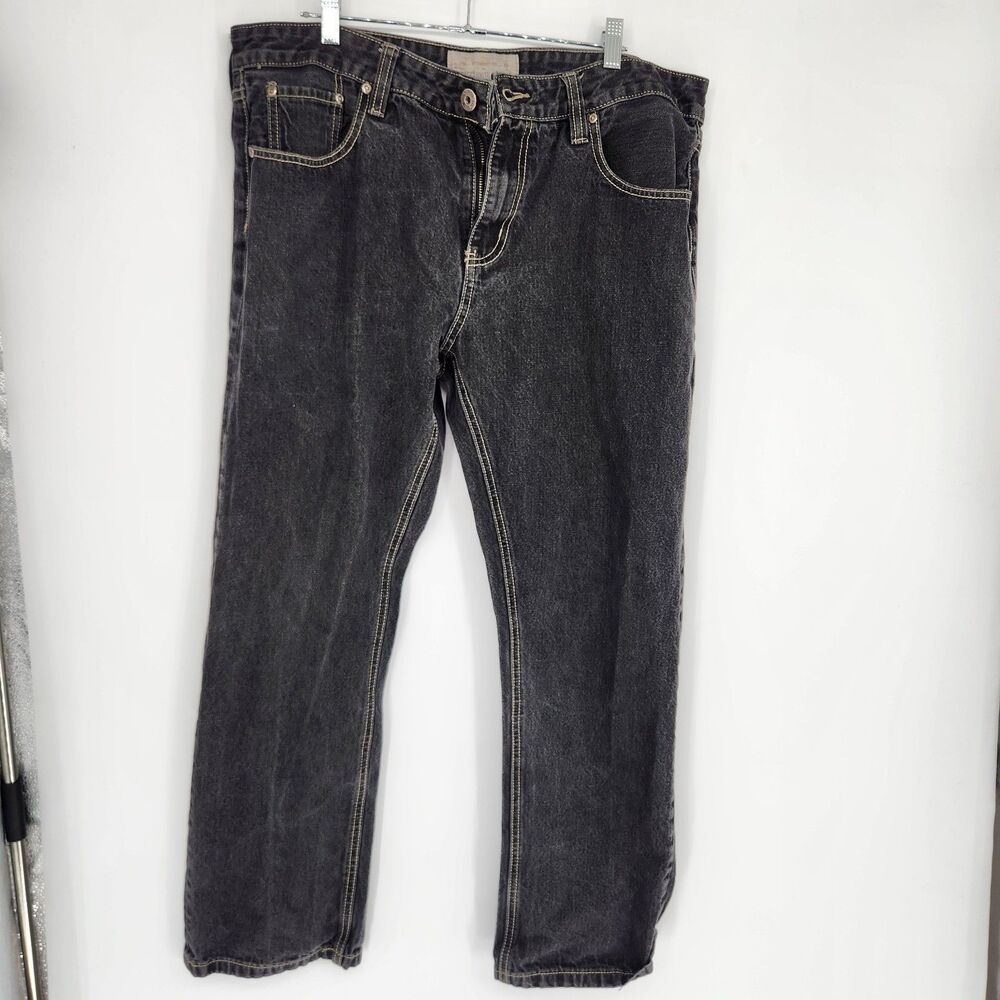 Ecko Unlimited Men’s Size 38X32 Black‎ 714 Straight Denim Jeans
